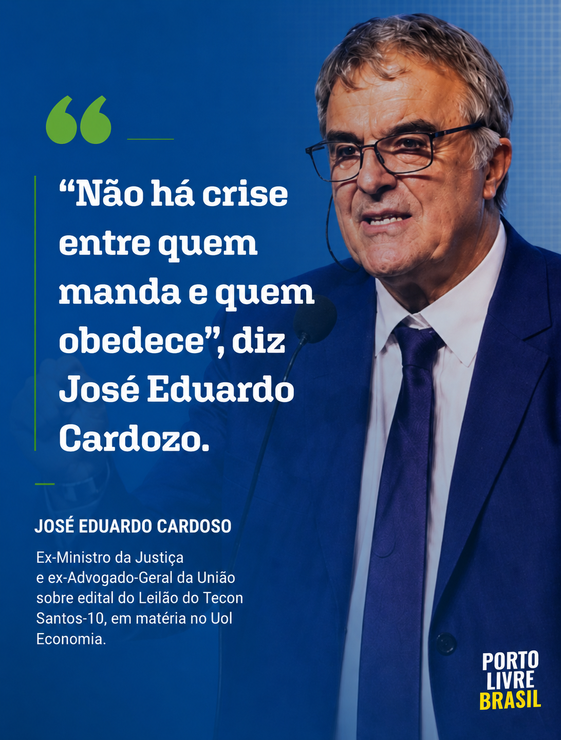 Declaração de José Eduardo Cardozo